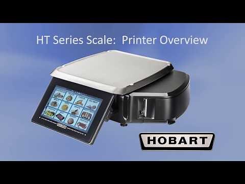 Hobart HT Series Scale (OPERATION) _Operator, Printer Overview
