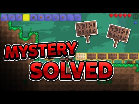 How To Use/Write on Signs in Terraria! WORKS 100% | Terraria Android 2016