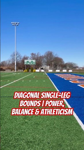 Diagonal Single-Leg Bounds | Power, Balance & Athleticism