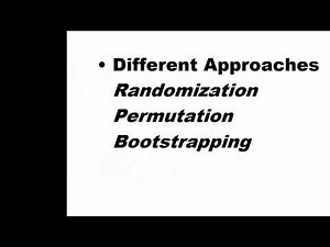 Introduction to randomisation resampling statistics including example 1