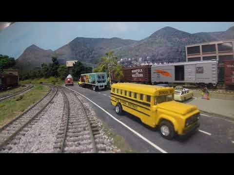 LAW Model Railroad Cab Ride P1