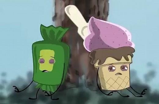 LAS GOLOSINAS ASUSTADAS, M, LL, Ñ.