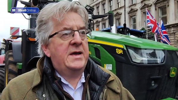 Farmers bring tractors to London to protest inheritance tax raid