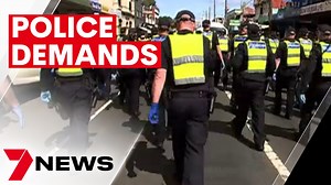 Victoria's police are pushing for riot gear for every officer after violent anti-lockdown protests exposed the force's vulnerability. It also wants drug testing kits in every patrol car as part of a long list of demands heading into the state election. 7NEWS at 6pm | More local news: 7NEWS.com.au/news/melbourne #7NEWS | 7NEWS Melbourne