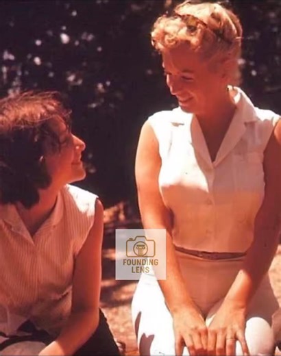 Marilyn Monroe’s Tender Moments with Stepdaughter Jane Miller, 1957 #fblifestyle | Founding Lens