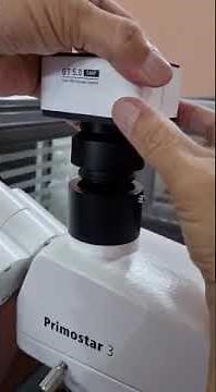 Fitting a camera onto a Carl Zeiss Microscope, Model: PRIMOSTAR 3 via a C-MOUNT Camera Adapter