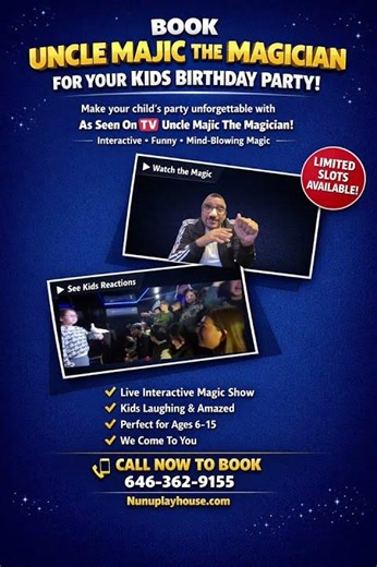 Best Magician for Kids Birthday Parties