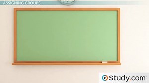 Two-Group Experimental Design | Overview & Examples - Video | Study.com