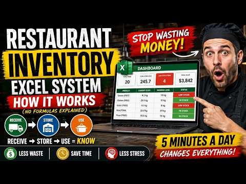 Complete Inventory Management System in Excel | Stock In, Stock Out & Auto Dashboard | Free Template