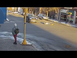 Video captures hit-and-run crash involving pedestrian in crosswalk