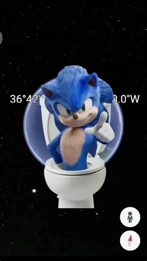 I found Sonic real life in Google maps 😱#shorts #googleearth #googlemaps