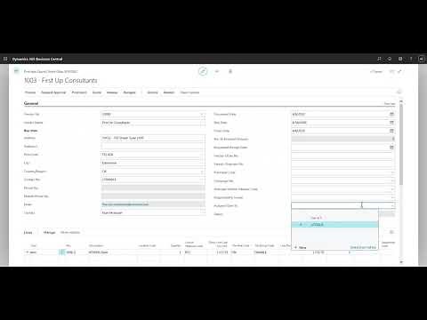 Purchase Quote to Purchase Order Business Central