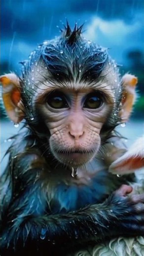Tiny Monkey Rescues a Baby Lamb From Deadly Flood! 🐵🐑