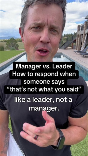 How to respond when someone says “that’s not what you said“like a leader, not a manager 🚨Order your 52 Say THIS, Not THAT Cards w Box. Pre-order now available for the physical box (Digital version included instantly). Order today and start shifting your language from manager to leader! 👉 Grab my popular Complete Leader Package (the Complete Leader System) with my 52 Leadership Skills Program, 200  leadership questions to spark meaningful dialogue, 52 Say THIS-Not THIS Cards, 52 Activity Cards,