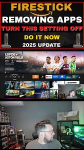 4.4K views · 36 reactions | FIRESTICK SETTING YOU MUST TURN OFF NOW! (STOP AMAZON REMOVING YOUR APPS) 2025! #firestick #tips #firetv #streaming #docsquiffy #tricks #tv #amazon | The Real Doc Squiffy | Facebook