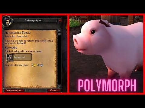 Learn Polymorph Pig in WoW Classic
