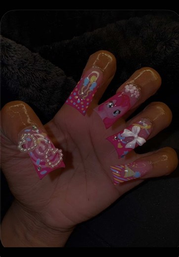 pinky pie! 🩷 which nail is your favorite 1-5? 👇🏾 #columbiasc #beginnernailtech #fyp #nailinspo #nailart