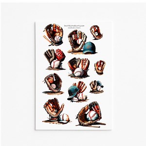 Baseball Stickers: Vinyl Decals for Sports Fans - Etsy Canada