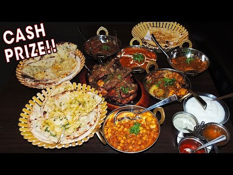Undefeated Indian Food Challenge w/ 5 Curries & 1kg Mixed Grill!!