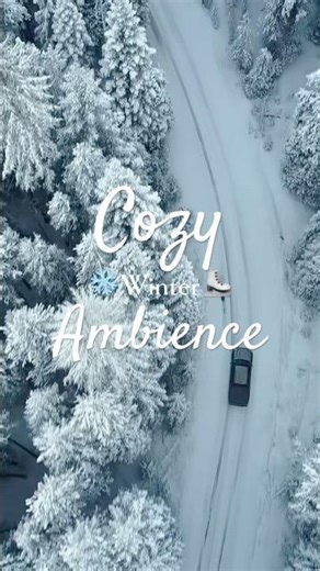 Cozy Winter Ambience and TV Ambiance You Can Watch All Day #winterambience #snowfall #winterambiance