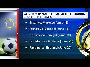 2026 World Cup schedule announced for MetLife Stadium