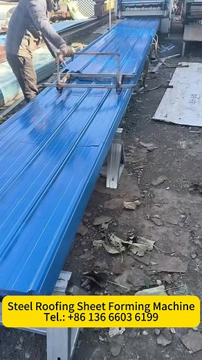 Roofing sheet roll forming machine #rollformingmachine #rollforming #metalroofing | Xiamen Beenew Machinery Co., Ltd.