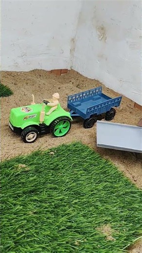 how to mini tractor bridge construction | mini bridge making#shortsvideo #4