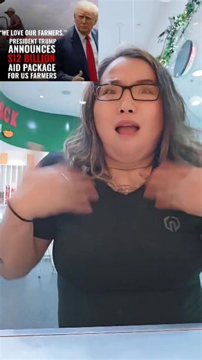 Trump supports farmers with a $12-billion aid, and I support farmers the real way by buying their produce and keeping their businesses alive. If you don’t care about supporting farmers, then grow your own garden and stop preaching me! Source link: https://www.facebook.com/100057717593910/posts/1286550766612164/?mibextid=CDWPTG #deaf #ASL #SupportFarmers #BuyLocalProduce #FarmersFeedAmerica #RealFoodSupport #NoGardenNoProblem | Star Flower