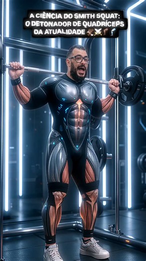 A CIÊNCIA DO SMITH SQUAT: O DETONADOR DE QUADRÍCEPS DA ATUALIDADE 🦅⚔️🦵🏿🦿