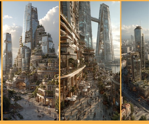 ArtStation - 202 Futuristic Sci-Fi Cityscape | Artworks