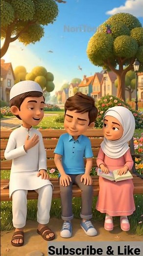 Eid ul Fitr Islamic Moral Story for Kids | kid's nursery | Kaneez fatima cartoon #shorts #kidsshorts