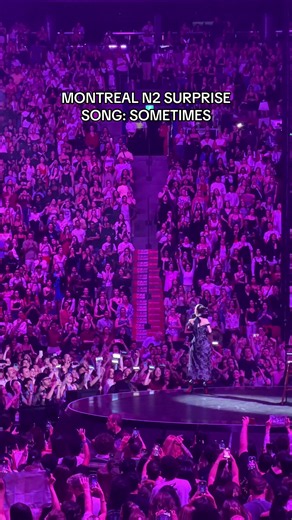 Sometimes live performance Ariana Grande 2017–2024 surprise song Montreal
