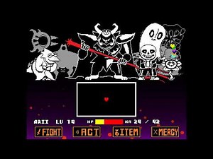 Sans But Its A Survival Fight--Full Playthrough--