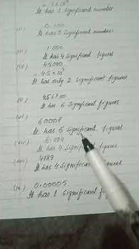 easy learning of significant numbers