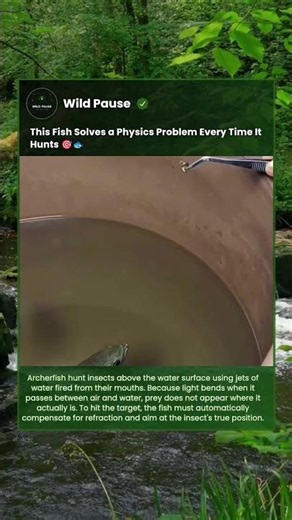 The Fish That Understands Refraction 🐟 #shorts