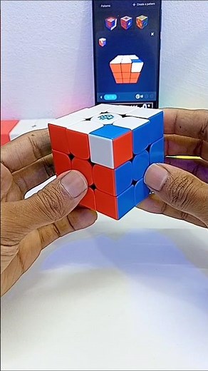 Mind-Blowing Rubik’s Cube Pattern Tutorial 😳✨ (Step-by-Step) #satisfying #shorts