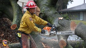 Mission tasking! What’s that, you ask? It’s an important term because it’s how CAL FIRE sends resources to assist communities and agencies that have been impacted by the recent rains and floods. Examples of work being completed this week under the mission tasking designation include flood fighting efforts, filling sandbags, road debris clearance, and removal of downed trees. | CAL FIRE