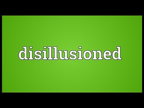 Disillusioned Meaning