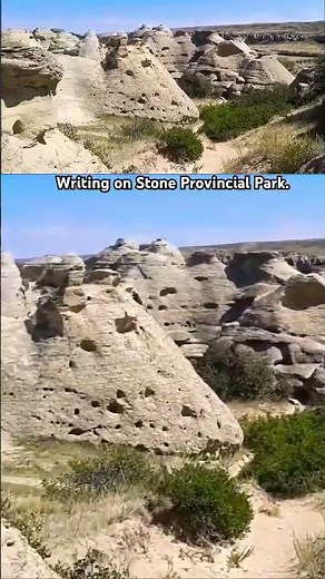More amazing scenery from Writing on Stone Provincial Park . Milk River , Alberta, Canada.