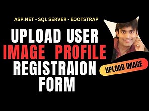 New User Registration Form With Profile Image Upload Database ASP.NET