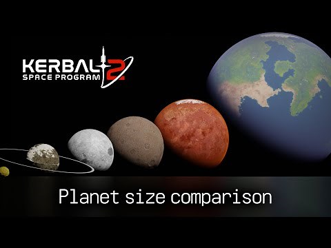 Kerbal Space Program 2 Planets Size Comparison