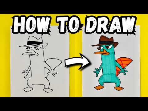 How To Draw Perry The Platypus