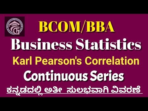 Karl Pearson's co-efficient of correlation-Problem 2- Business Statistics -BCOM/BBA-SEP