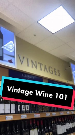 🍷 Drinking tip 102: Vintages. Comment any questions you may have? #Videoleap #vino #drinksbyontario #toronto #winetok #cheer #tip #recommendations