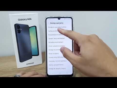 Jak włączyć lub wyłączyć aplikacje administratora urządzenia w Galaxy A06