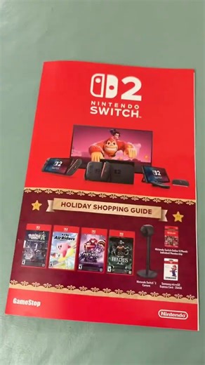 2025 Nintendo Switch 2 Holiday Shopping Guide from GameStop
