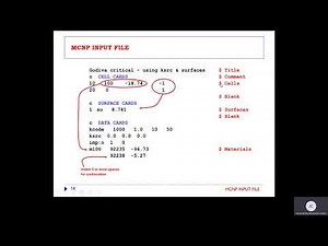 MCMEG: Introduction to Monte Carlo - MCNPX/6 code