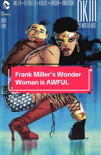Frank Miller’s Wonder Woman is truly AWFUL in SO MANY WAYS. #wonderwoman #frankmiller #dccomics