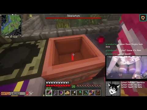 watch a femboy play a fantasy minecraft mod pack, or what he calls minecraft magika! (thighs include