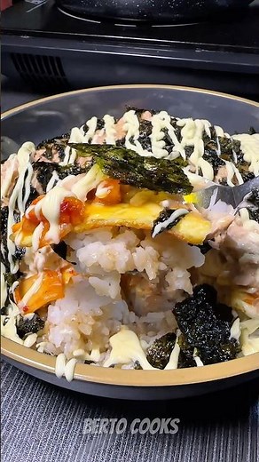 Korean Tuna Rice Bowl – Easy & Satisfying 🍚🔥 #TunaRiceBowl #BertoCooks